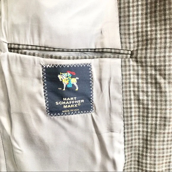 Hart Schafner Marx mens’ plaid suit jacket. - Picture 7 of 12